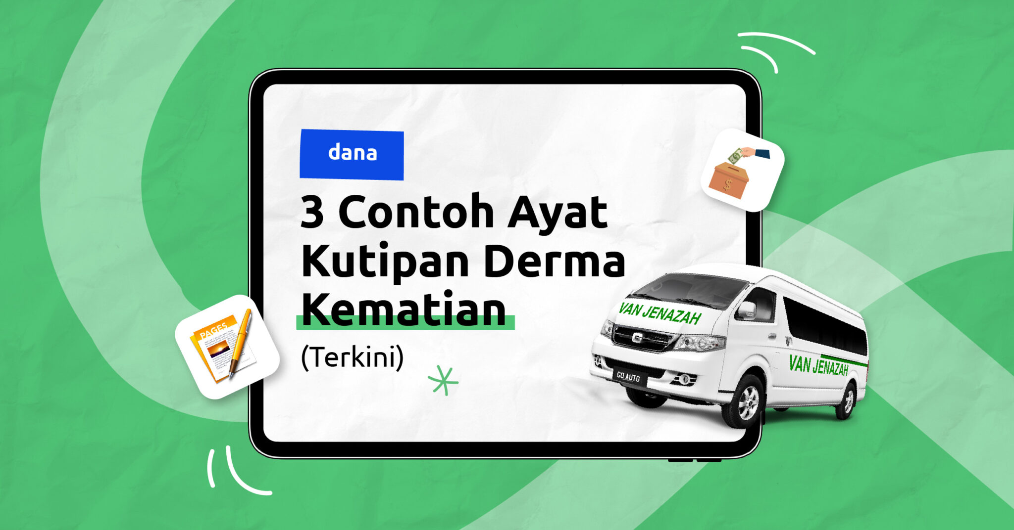 Contoh Ayat Kutipan Derma Kematian Terkini