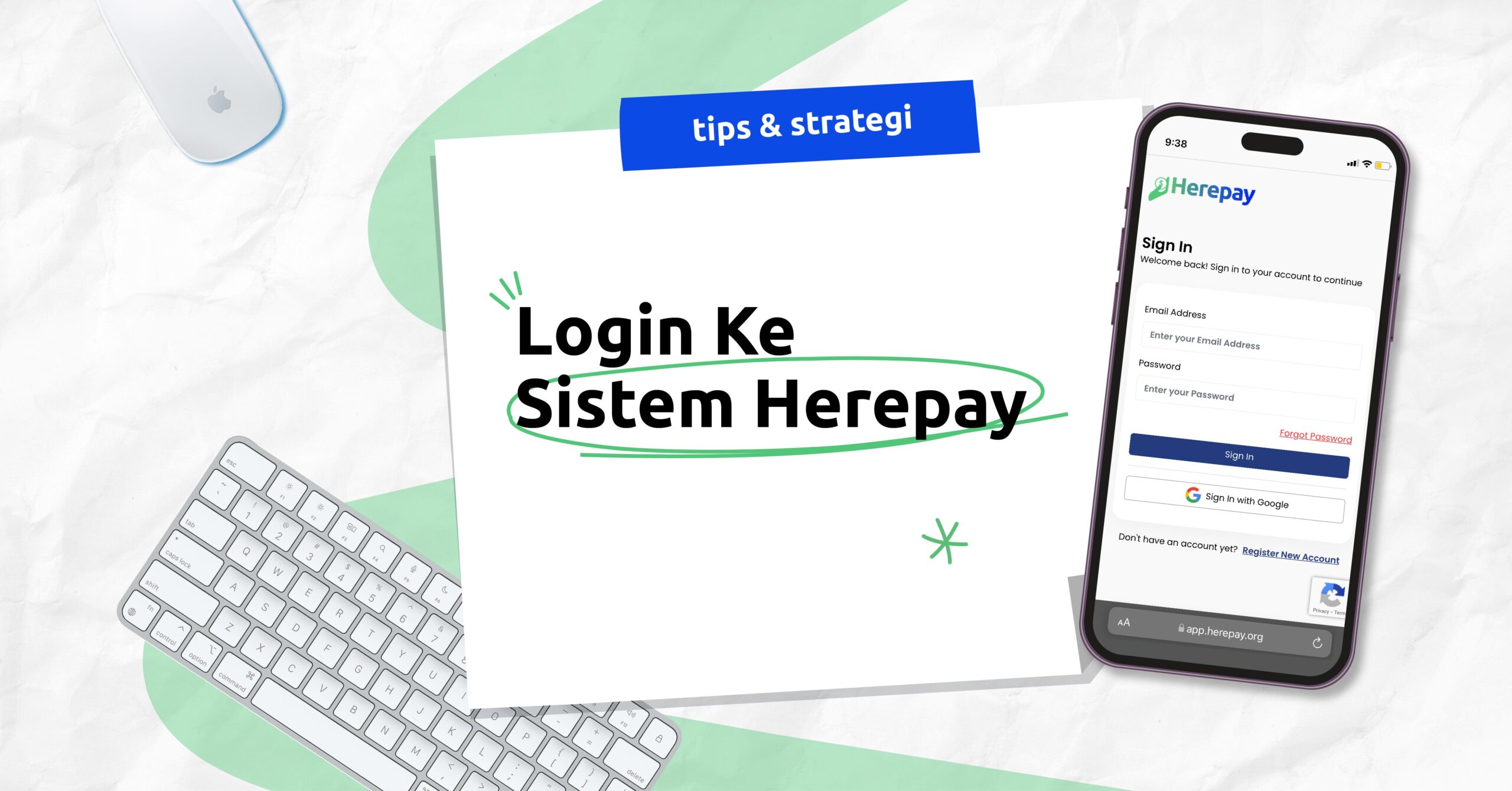 login herepay sistem kutipan yuran